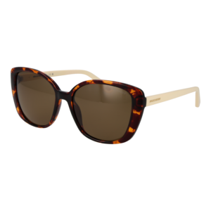 Skechers Rechteck Sonnenbrille SE6265 5652H in Braun – 45° Seitenansicht