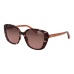 Skechers Quadrat Sonnenbrille SE6265 5654H in Braun – 45° Seitenansicht
