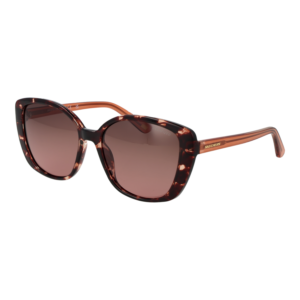 Skechers Quadrat Sonnenbrille SE6265 5654H in Braun – 45° Seitenansicht