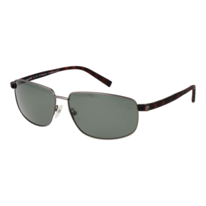 Timberland Rechteck Sonnenbrille TB9325 6509R in Grau – 45° Seitenansicht