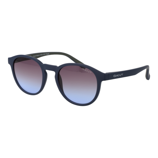 Gant Rund Sonnenbrille GA7234 5091W in Blau – 45° Seitenansicht