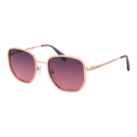 Max & Co Quadrat Sonnenbrille MO0091 5228Z in Rosé Gold – 45° Seitenansicht