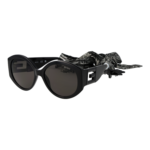 Guess Rund Sonnenbrille GU7917 5601A in Schwarz – 45° Seitenansicht