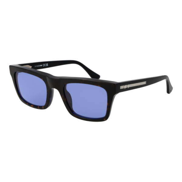 Web Quadrat Sonnenbrille WE0362 5256V in Braun – 45° Seitenansicht