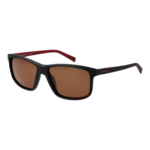 Skechers Quadrat Sonnenbrille SE6291 5702H in Schwarz – 45° Seitenansicht