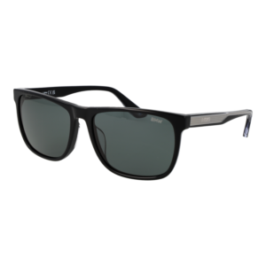 BMW Quadrat Sonnenbrille BW0056-H 5901A in Schwarz – 45° Seitenansicht