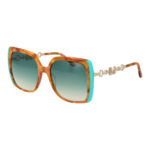 Marciano by Guess Quadrat Sonnenbrille GM00005 5756P in Braun – 45° Seitenansicht