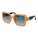 Guess Quadrat Sonnenbrille GU00103 5257P in Beige – 45° Seitenansicht