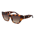 Guess Katzenaugen Sonnenbrille GU00111 5652F in Braun – 45° Seitenansicht