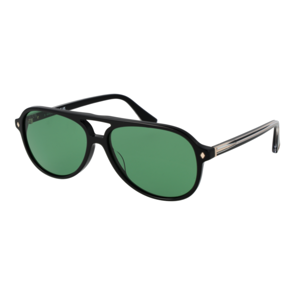 Web Pilotenbrille Sonnenbrille WE0368 5901N in Schwarz – 45° Seitenansicht