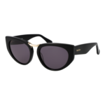 Max Mara Katzenaugen Sonnenbrille MM0093 5401A in Schwarz – 45° Seitenansicht