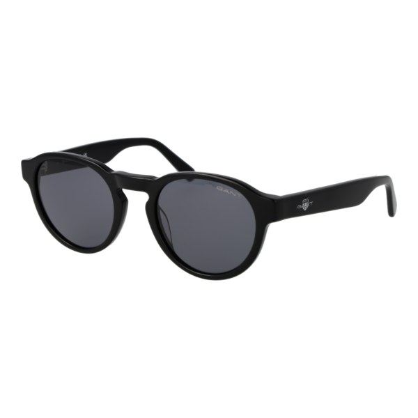 Gant Rund Sonnenbrille GA00002 5101A in Grau – 45° Seitenansicht