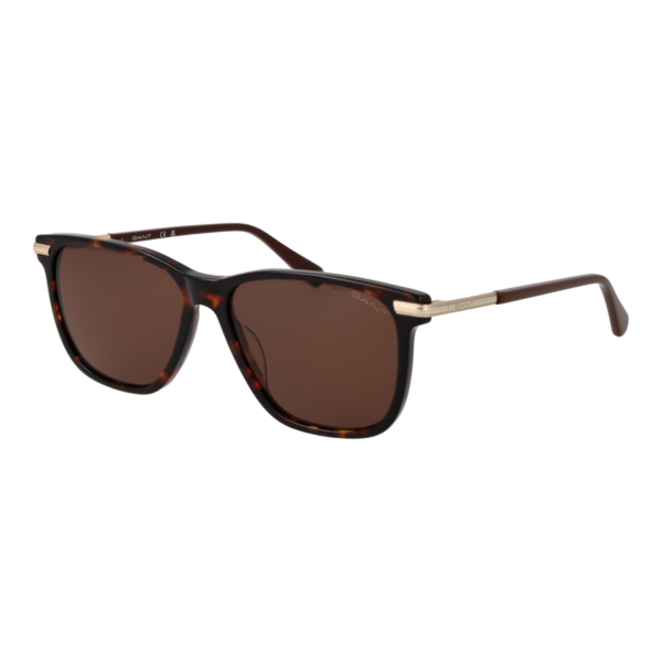 Gant Quadrat Sonnenbrille GA00005 5552E in Braun – 45° Seitenansicht
