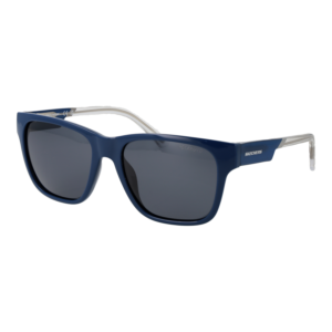 Skechers Quadrat Sonnenbrille SE00026 5490D in Blau – 45° Seitenansicht