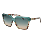 Marciano by Guess Quadrat Sonnenbrille GM00009 5887W in Türkis – 45° Seitenansicht