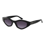 Marciano by Guess Rechteck Sonnenbrille GM00017 5301B in Schwarz – 45° Seitenansicht