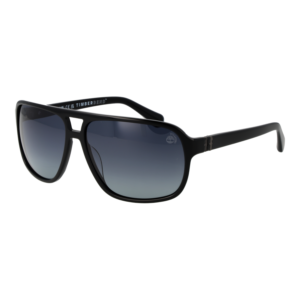 Timberland Pilotenbrille Sonnenbrille TB00031 6501D in Schwarz – 45° Seitenansicht