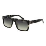 Guess Rechteck Sonnenbrille GU00171 5498P in Grün – 45° Seitenansicht