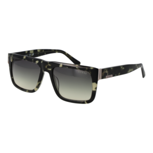 Guess Rechteck Sonnenbrille GU00171 5498P in Grün – 45° Seitenansicht