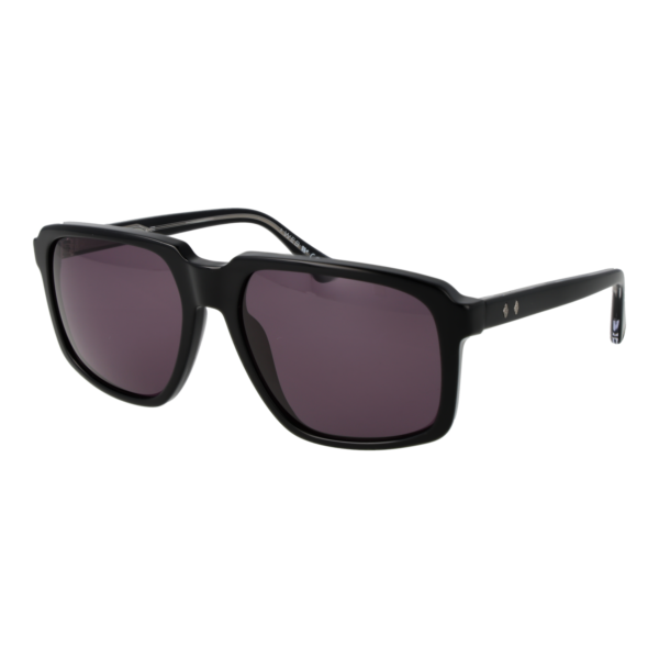 Web Quadrat Sonnenbrille WE0378 5805A in Schwarz – 45° Seitenansicht