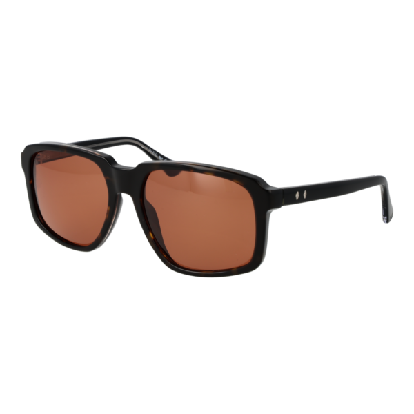 Web Quadrat Sonnenbrille WE0378 5856J in Braun – 45° Seitenansicht