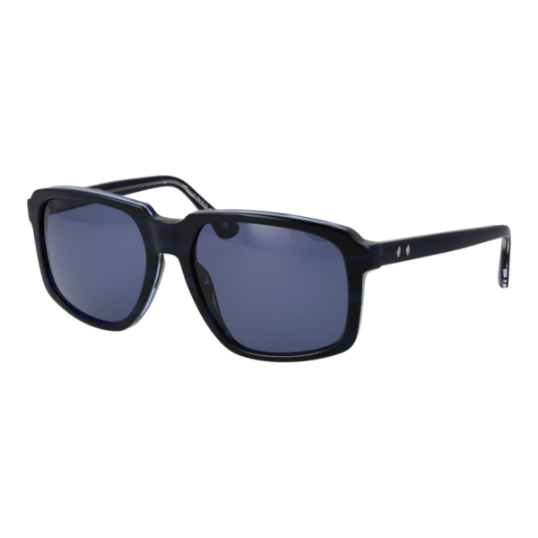 Web Quadrat Sonnenbrille WE0378 5892V in Blau – 45° Seitenansicht