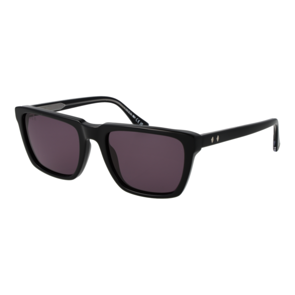 Web Quadrat Sonnenbrille WE0379 5505A in Schwarz – 45° Seitenansicht
