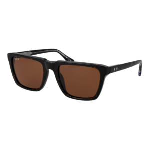 Web Quadrat Sonnenbrille WE0379 5556E in Schwarz – 45° Seitenansicht