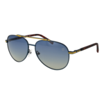 Timberland Pilotenbrille Sonnenbrille TB00039 6091D in Blau – 45° Seitenansicht