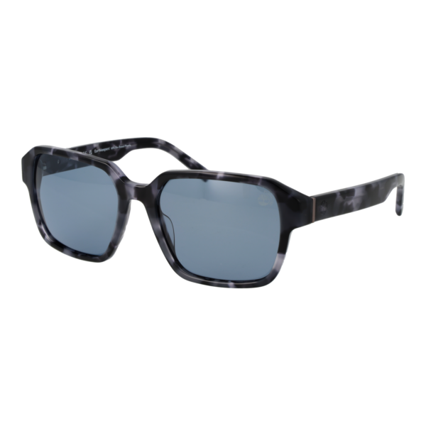 Timberland Quadrat Sonnenbrille TB00043 5652D in Grau – 45° Seitenansicht