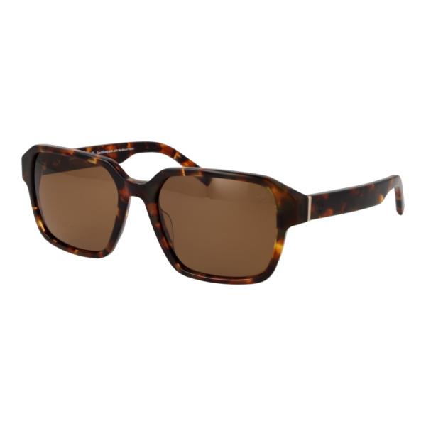 Timberland Quadrat Sonnenbrille TB00043 5654H in Braun – 45° Seitenansicht