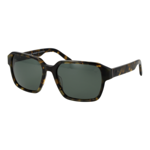 Timberland Quadrat Sonnenbrille TB00043 5655R in Schwarz – 45° Seitenansicht