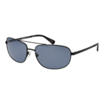 Timberland Pilotenbrille Sonnenbrille TB00045 6601D in Schwarz – 45° Seitenansicht