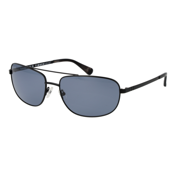 Timberland Sonnenbrille TB00045 6601D – 45° Seitenansicht Timberland Pilotenbrille Sonnenbrille TB00045 6601D in Schwarz – 45° Seitenansicht