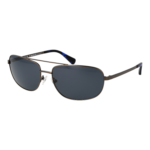 Timberland Rechteck Sonnenbrille TB00045 6608D in Grau – 45° Seitenansicht