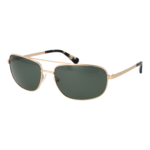Timberland Rechteck Sonnenbrille TB00045 6632R in Gold – 45° Seitenansicht