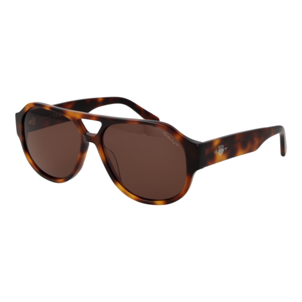 Gant Pilotenbrille Sonnenbrille GA00022 5852E in Braun – 45° Seitenansicht