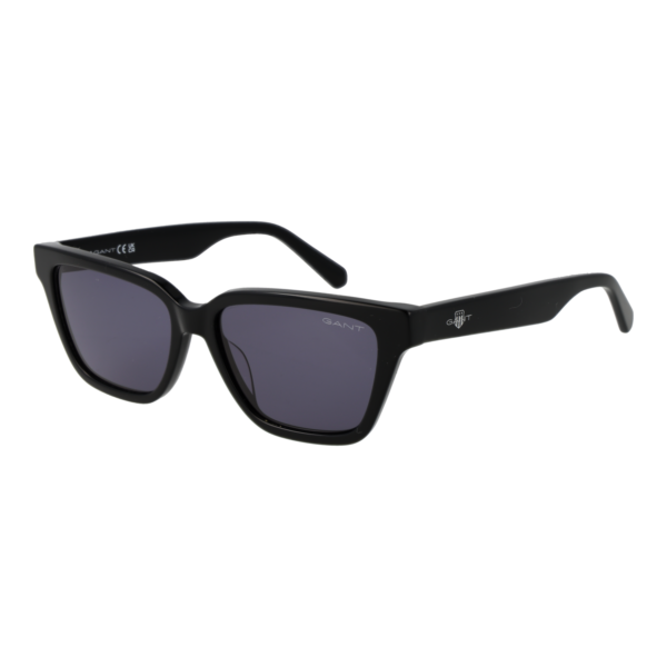 Gant Quadrat Sonnenbrille GA00023 5401A in Schwarz – 45° Seitenansicht