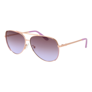 Guess Pilotenbrille Sonnenbrille GU00193 6259F in Rosé Gold – 45° Seitenansicht