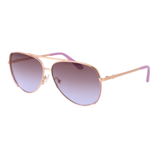 Guess Pilotenbrille Sonnenbrille GU00193 6259F in Rosé Gold – 45° Seitenansicht