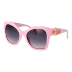 Guess Schmetterling Sonnenbrille GU00197 5578Z in Rosa – 45° Seitenansicht