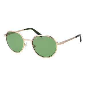 Guess Rund Sonnenbrille GU00207 5133N in Gold – 45° Seitenansicht