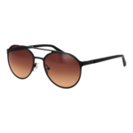 Guess Rund Sonnenbrille GU00211 5202F in Schwarz – 45° Seitenansicht