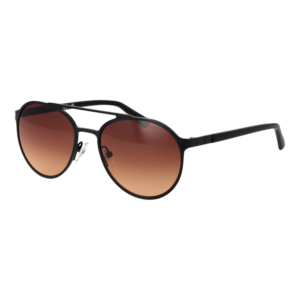 Guess Rund Sonnenbrille GU00211 5202F in Schwarz – 45° Seitenansicht