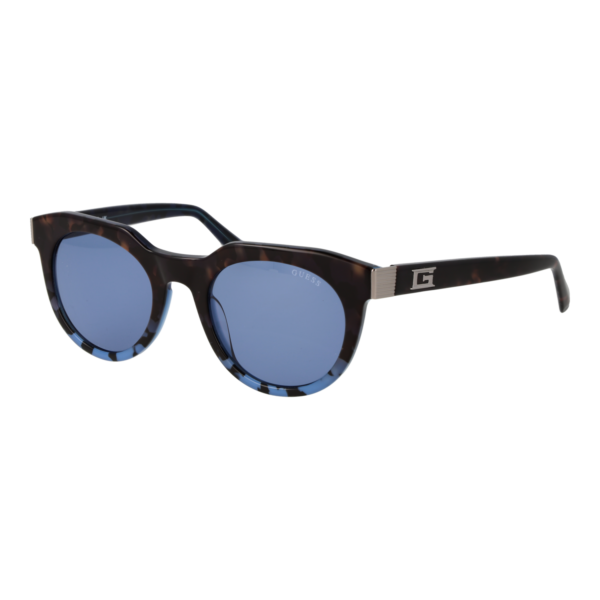 Guess Panto Sonnenbrille GU00214 4992V in Mehrfarbig – 45° Seitenansicht