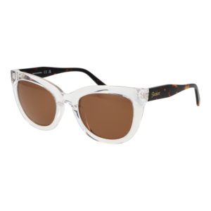 Skechers Katzenaugen Sonnenbrille SE00040 5226H in Transparent – 45° Seitenansicht