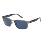 Skechers Rechteck Sonnenbrille SE00046 5611D in Gunmetal – 45° Seitenansicht