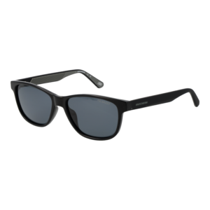 Skechers Rechteck Sonnenbrille SE00058 5301D in Schwarz – 45° Seitenansicht