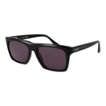 Web Rechteck Sonnenbrille WE0350 5505A in Schwarz – 45° Seitenansicht