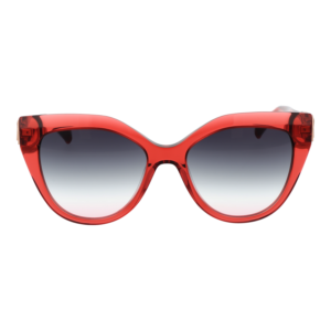Ana Hickmann Sonnenbrille AH9402 54T02 – Frontansicht mit Azetat Rahmen und Grau Gläsern